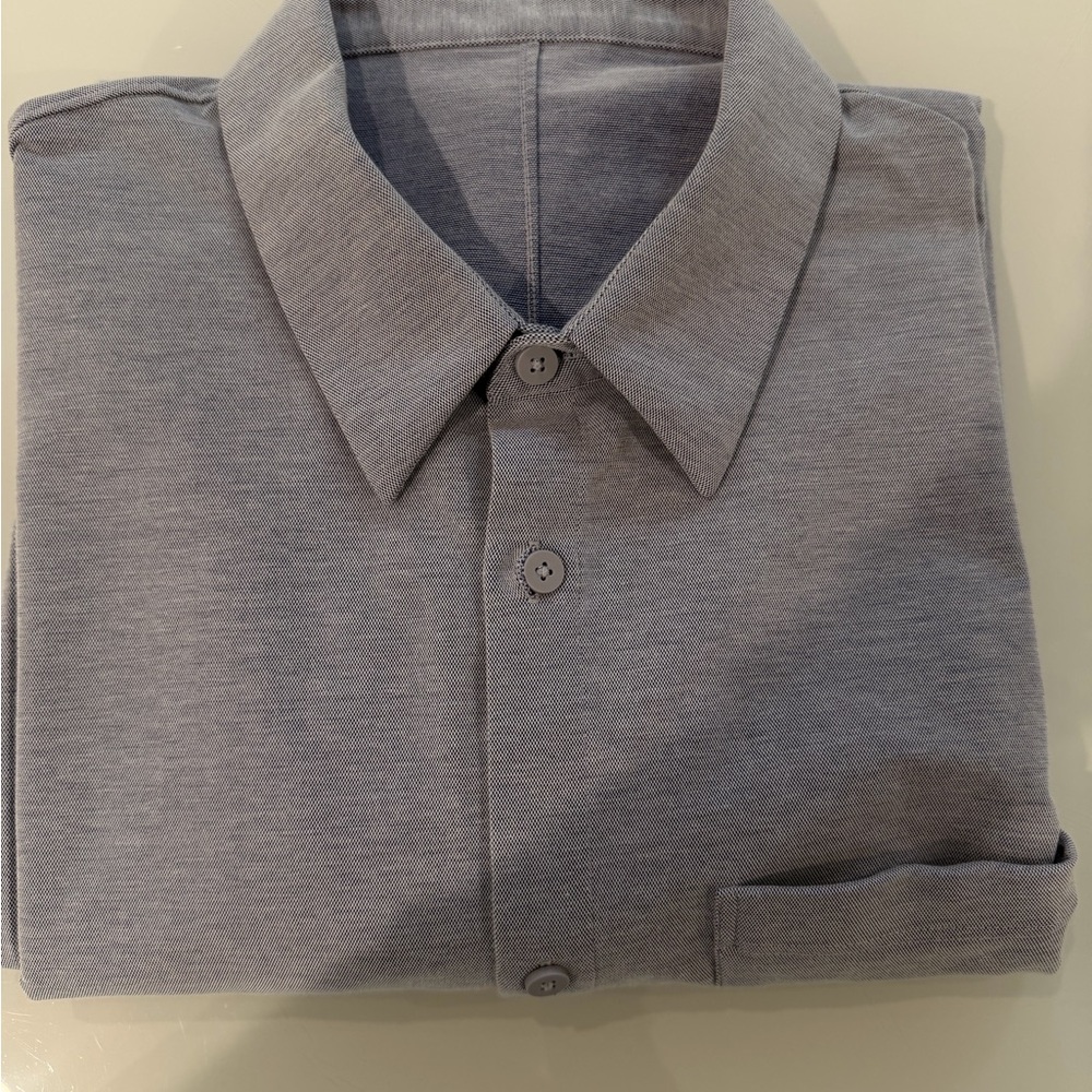Lululemon Shirt Button up. Size XL. Color Light Blue